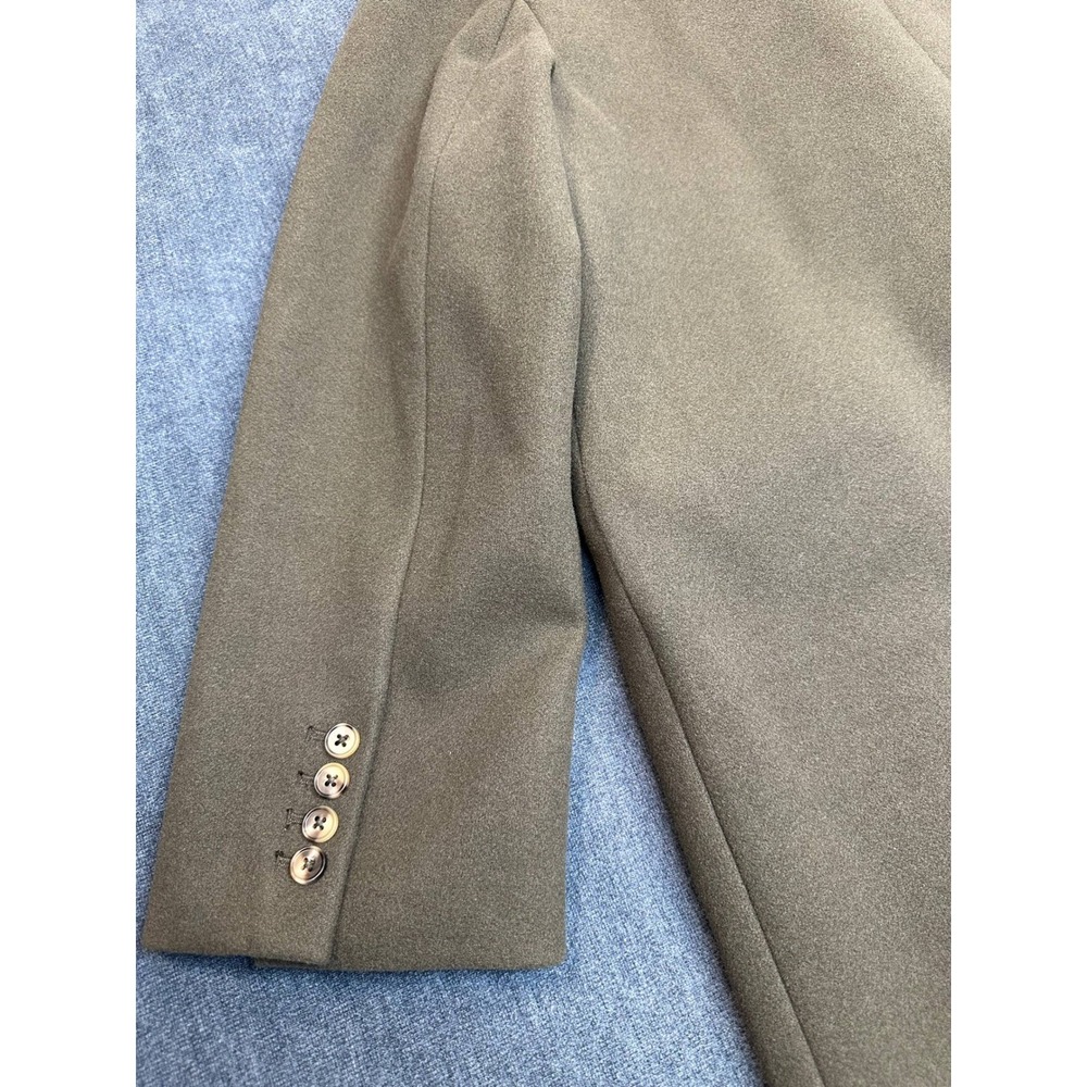 Scoop Womens Oversized Wool Coat Dark Olive Brown Longline Jacket L 12-14 NEW - Picture 13 of 14